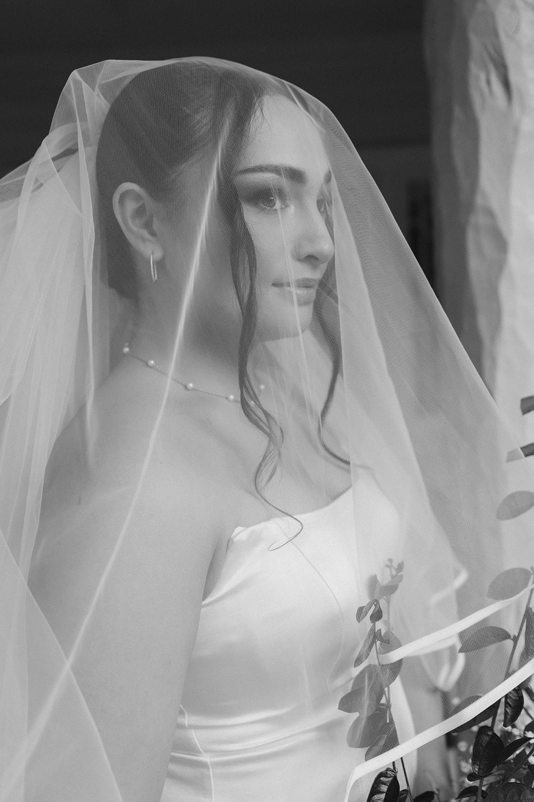 Satin Trim Blusher (Two Layer) Bridal Veil 3m