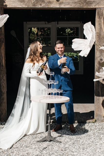 Pearl Bridal Veil 2m (Floor Length Veil)