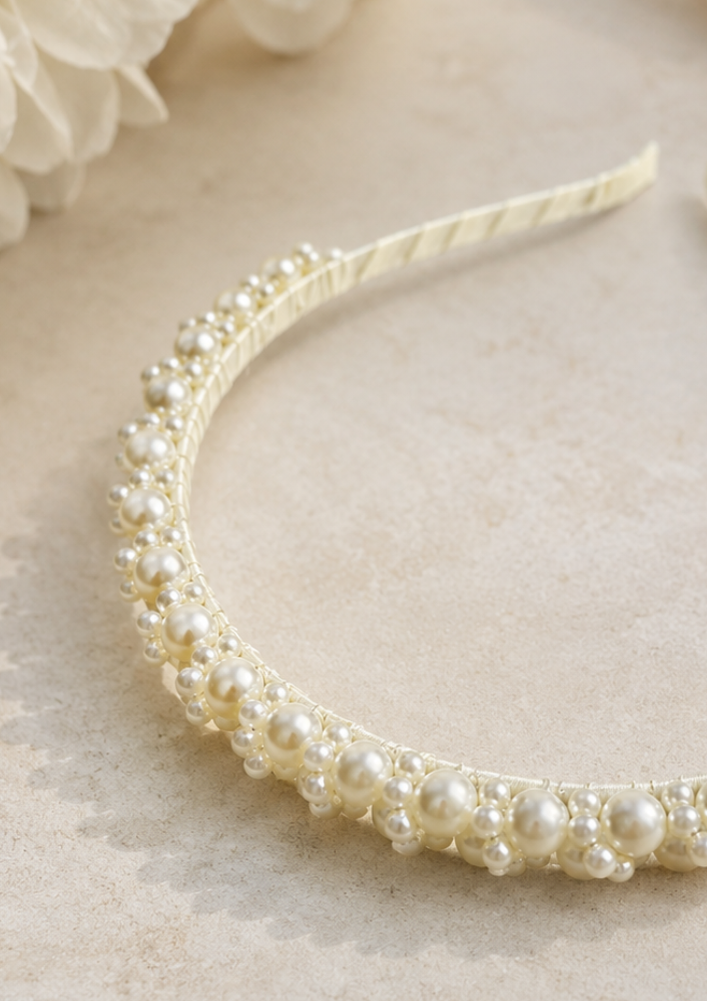 Elodie Pearl Bridal Headband
