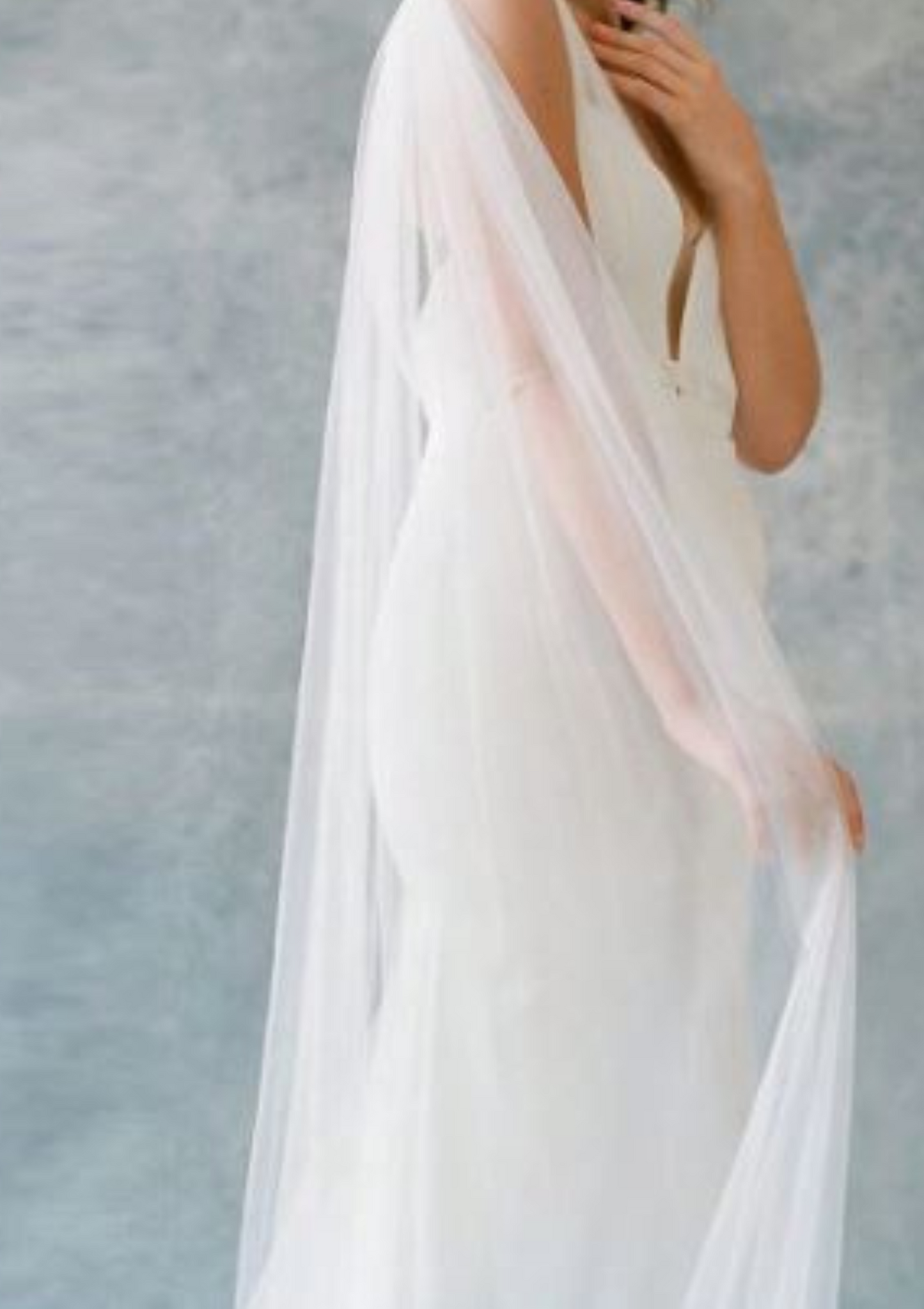 Classic Bridal Wings- Veil Alternative