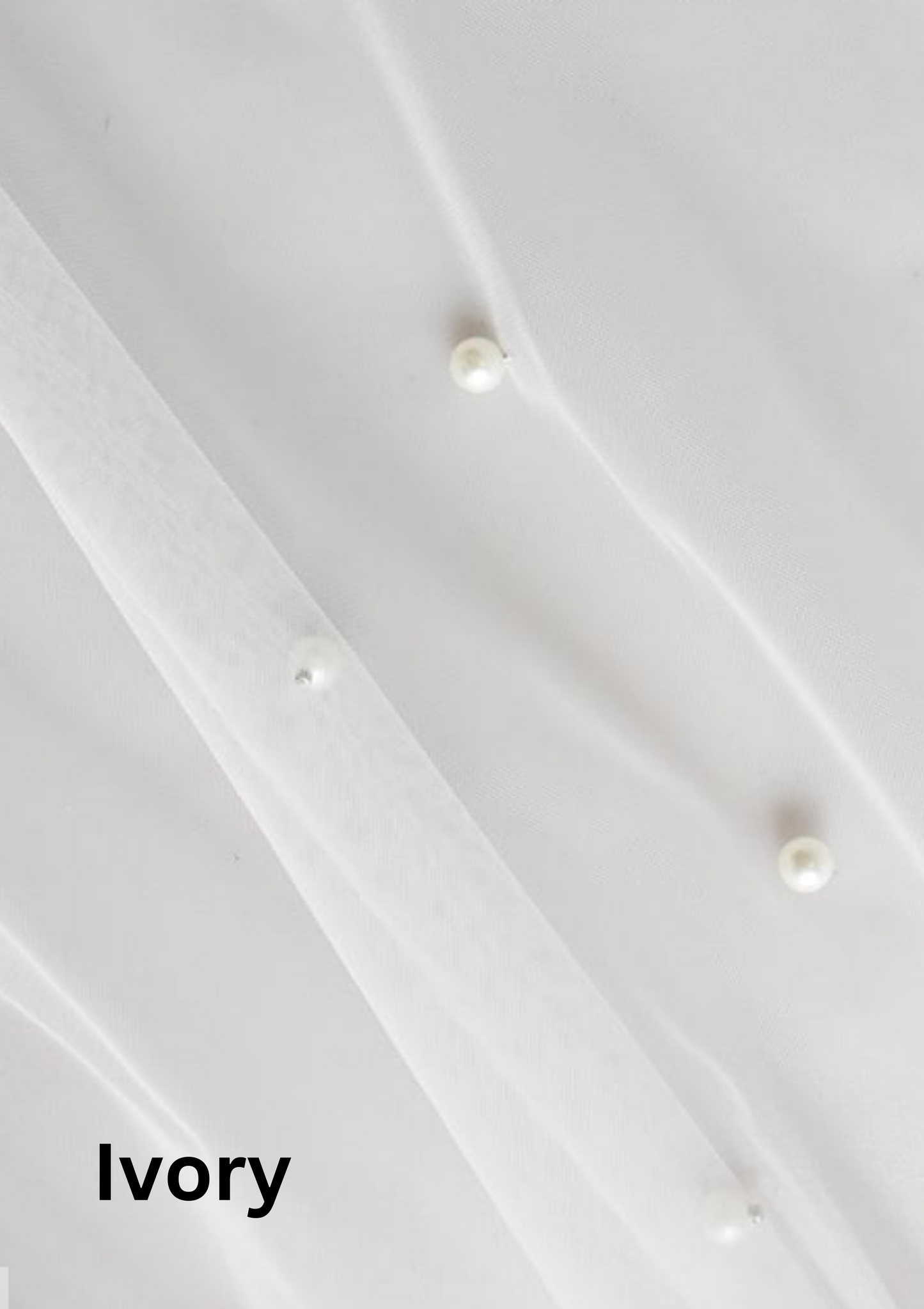 Pearl Bridal Veil 2m (Floor Length Veil)