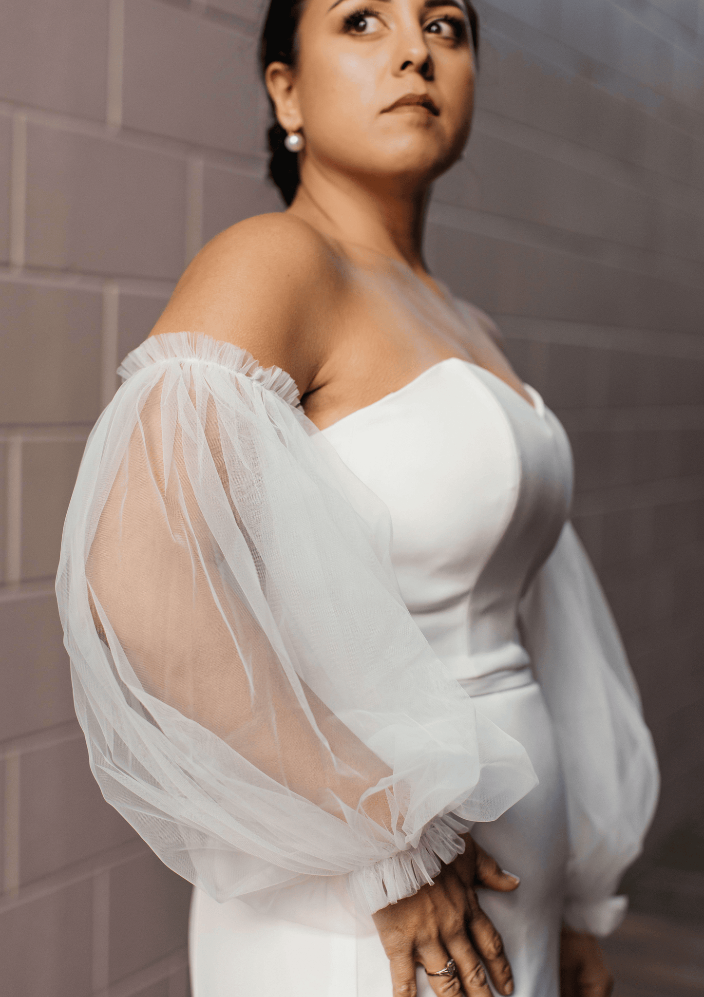 Removable Puff Bridal Sleeves