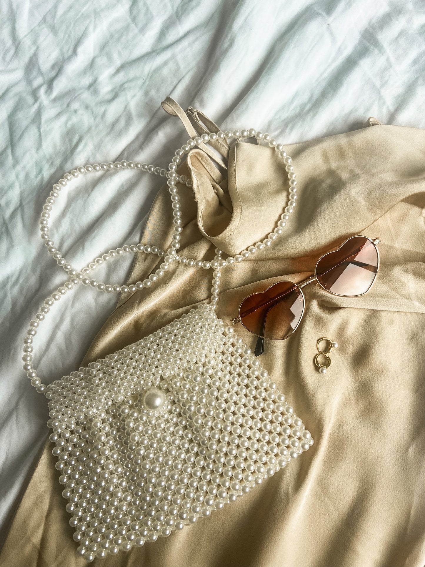 Gold Heart Sunglasses