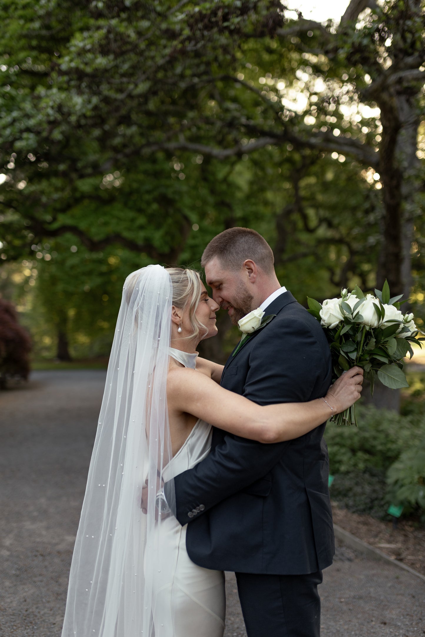 Pearl Bridal Veil 2m (Floor Length Veil)