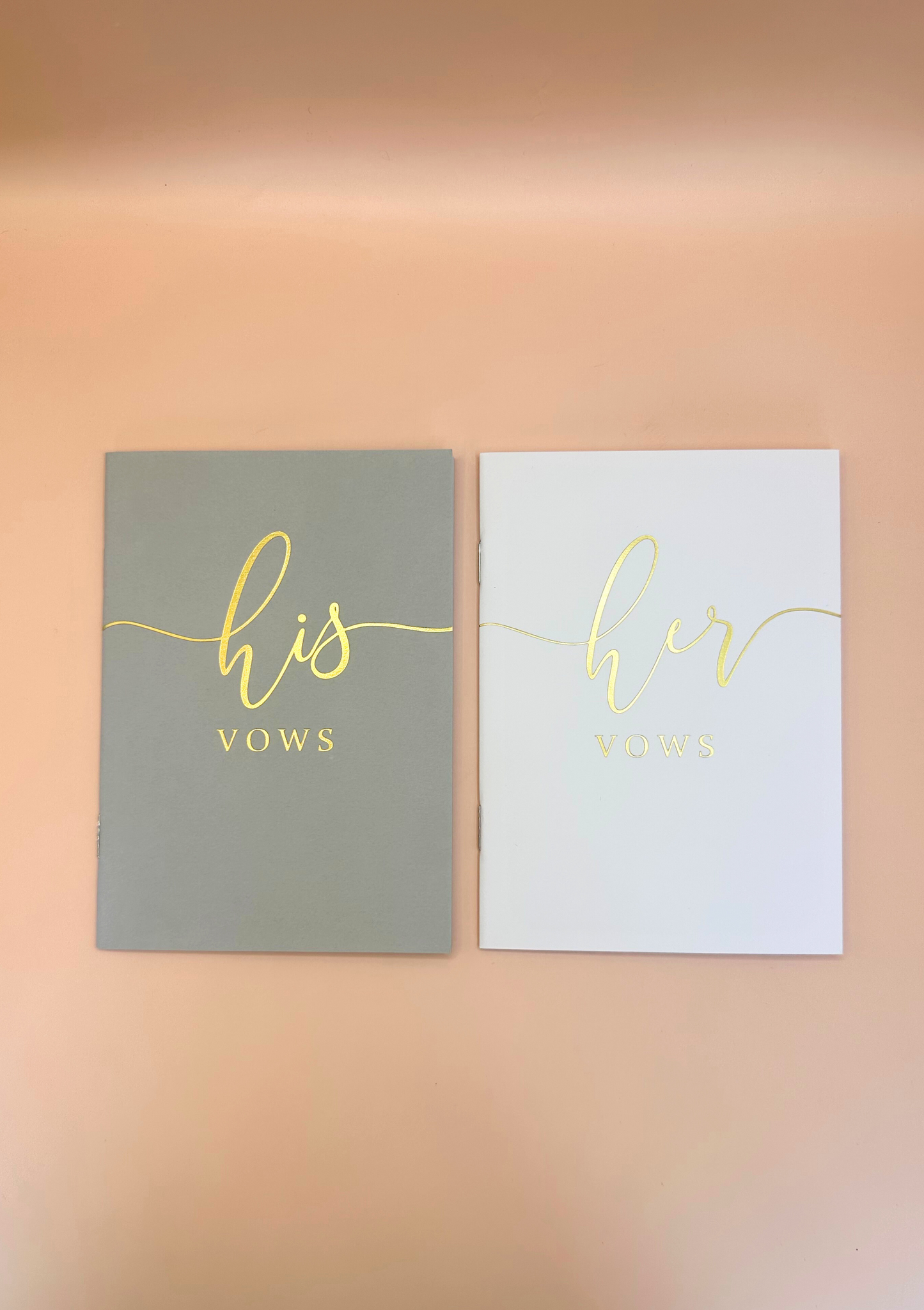 Vow Books- Gold Embossed