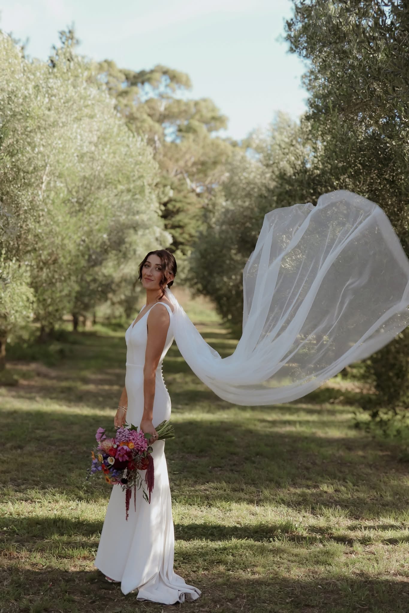 Pearl Bridal Veil 2m (Floor Length Veil)