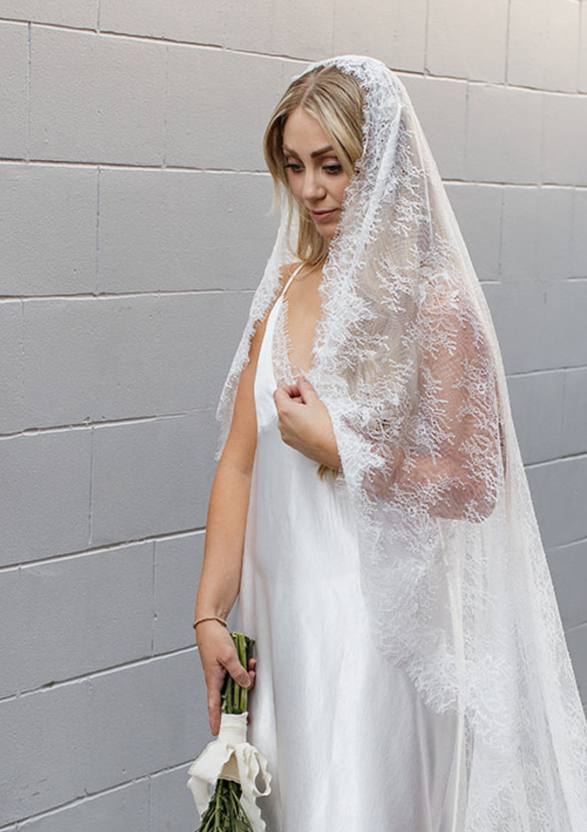 LAUNCHING SOON! Chantilly Lace All-Over Mantilla Veil
