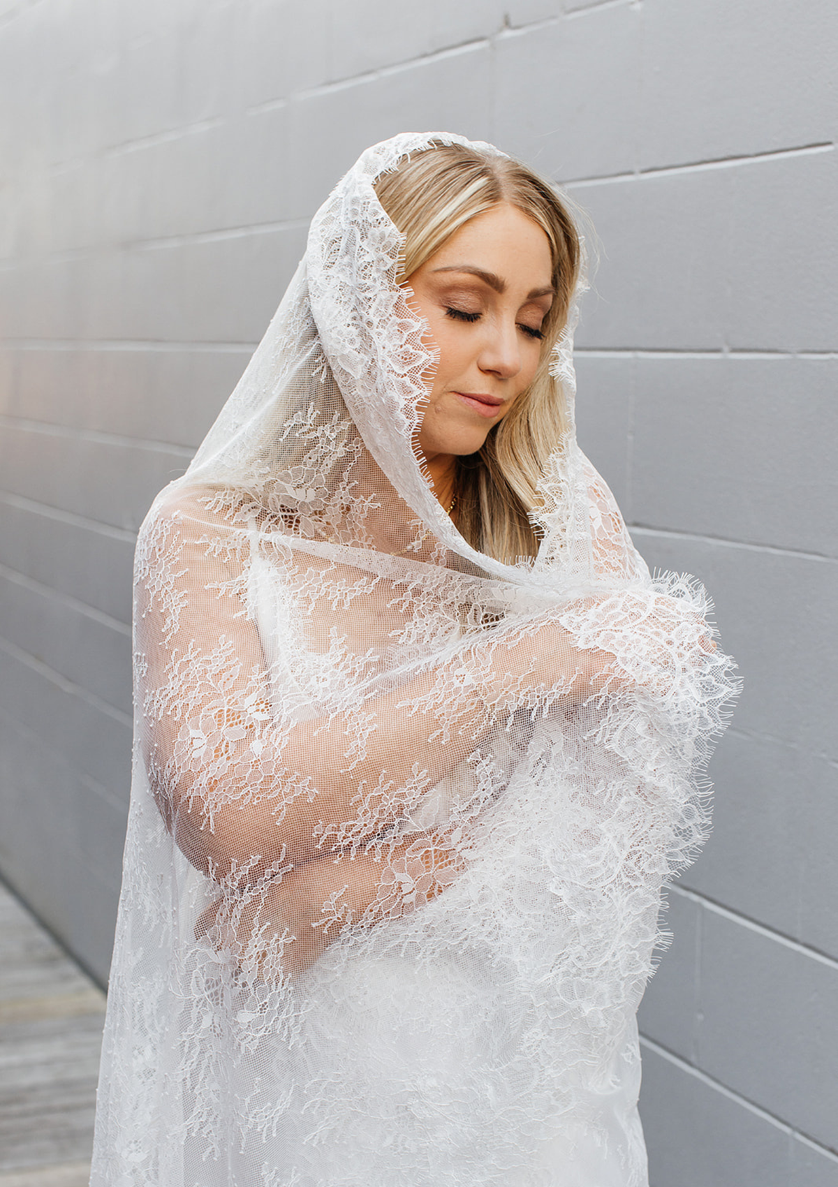 LAUNCHING SOON! Chantilly Lace All-Over Mantilla Veil