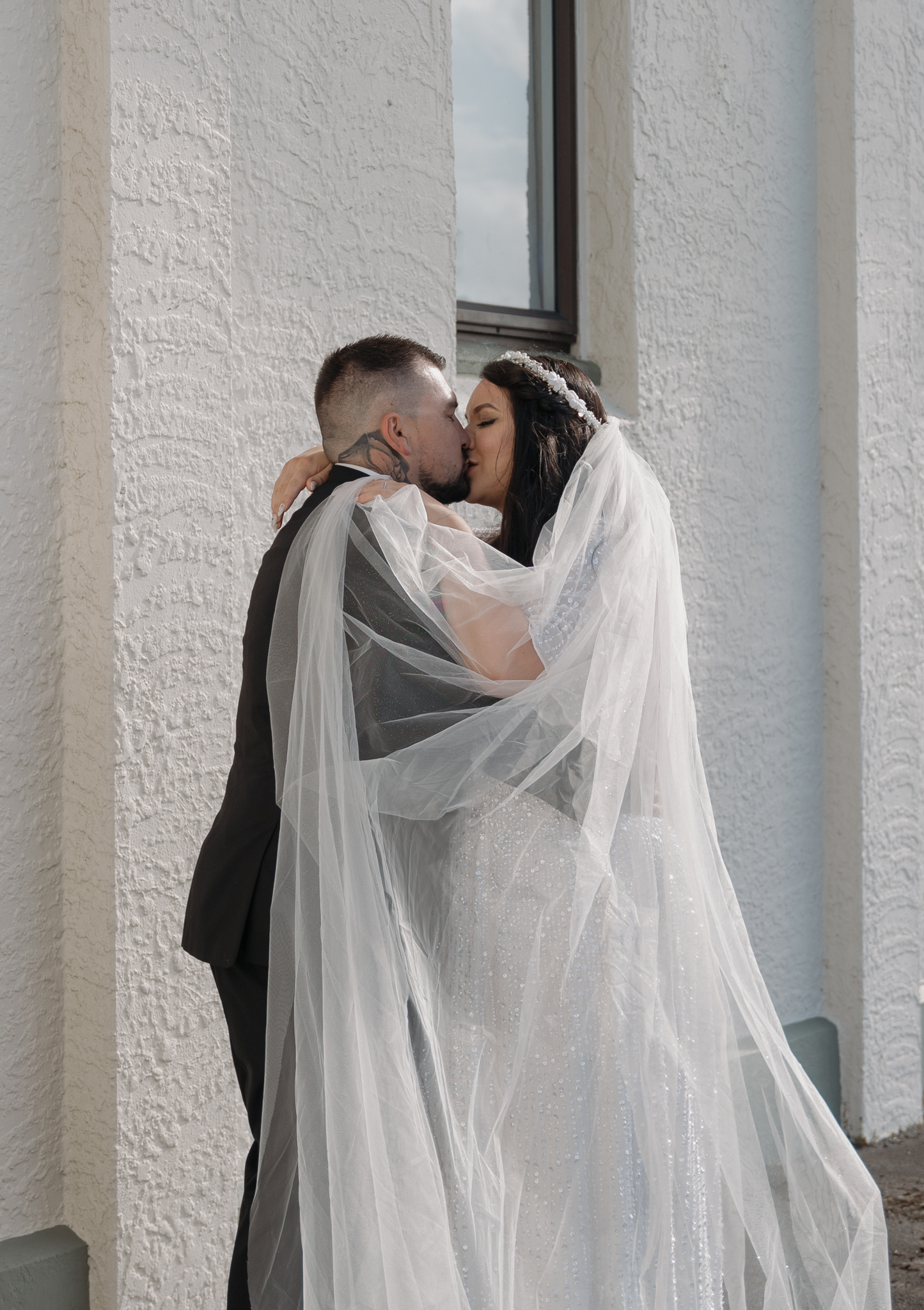 Glitter Bridal Veil 3m (Cathedral Length)