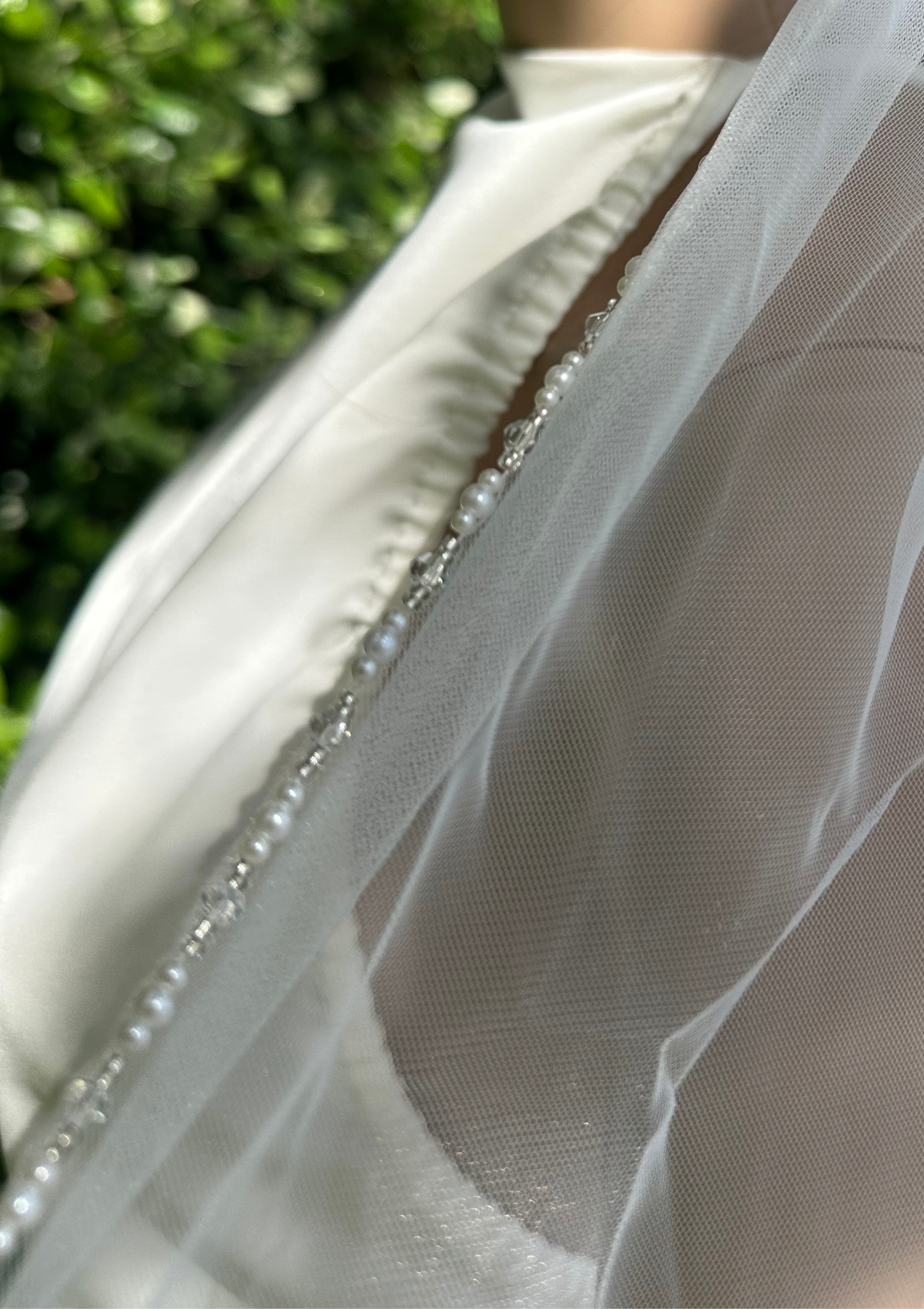 Crystal Edge Bridal Veil
