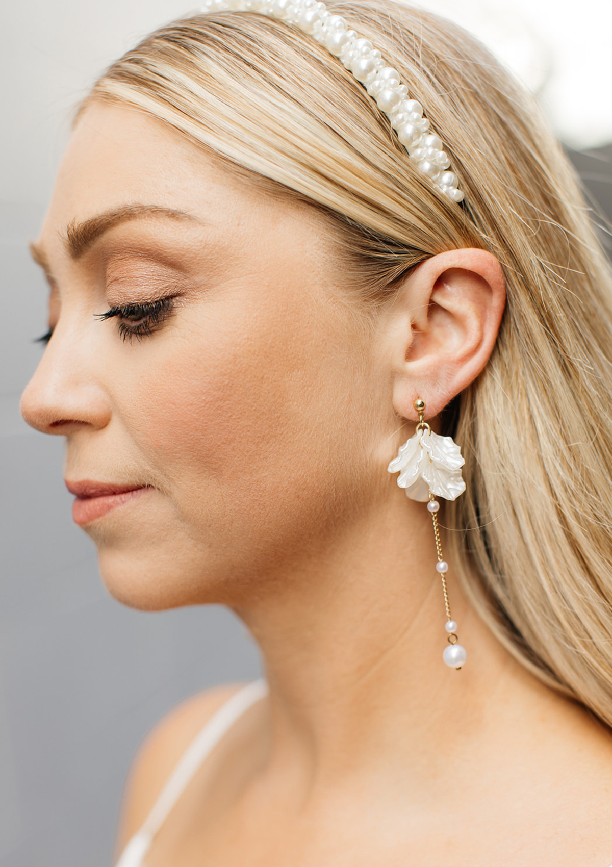 Elodie Pearl Bridal Headband