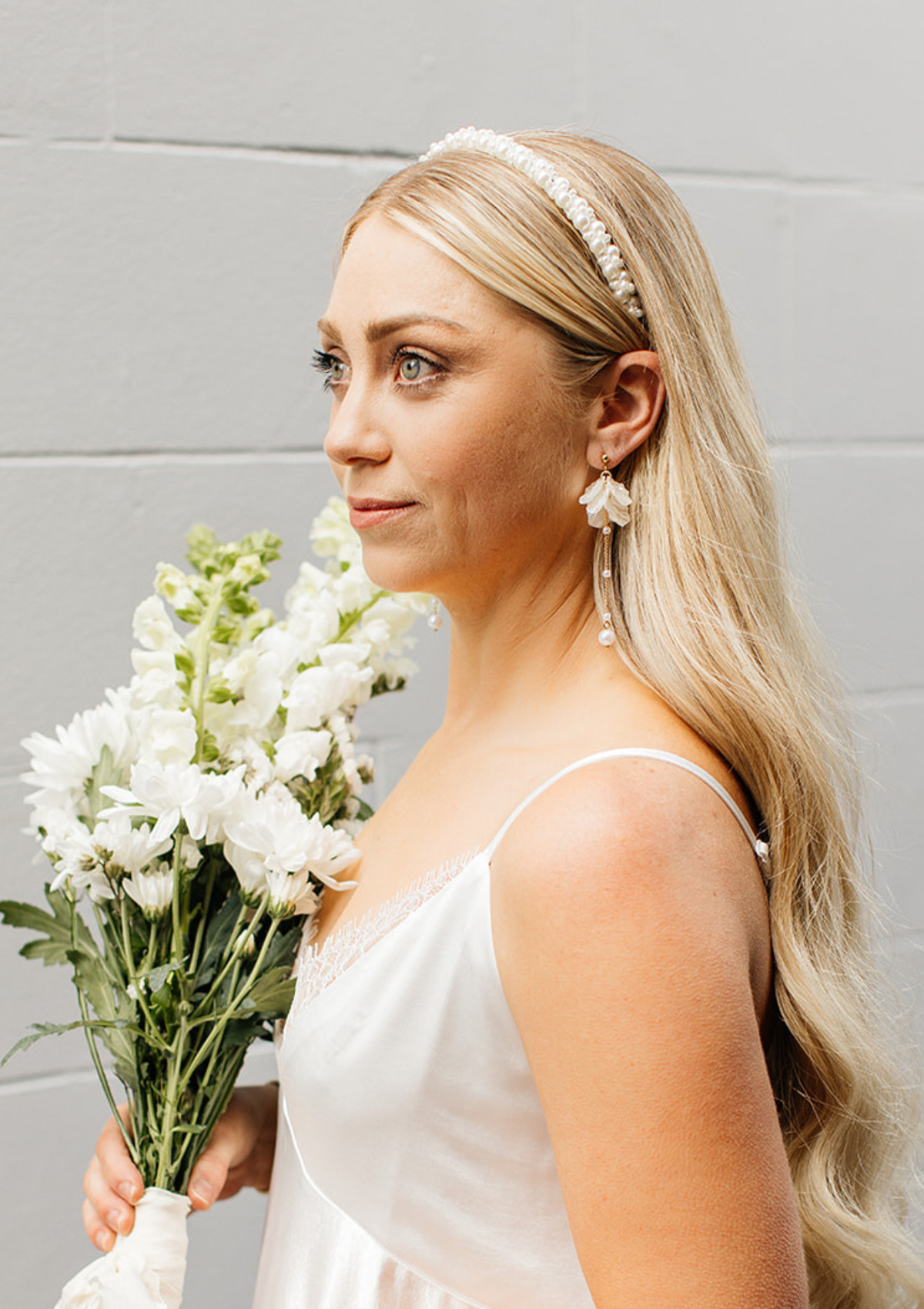 Elodie Pearl Bridal Headband