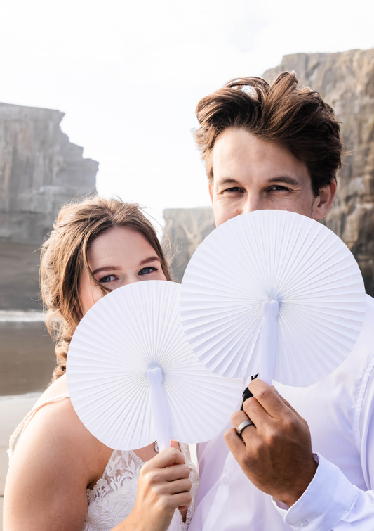 Wedding Fans- Round