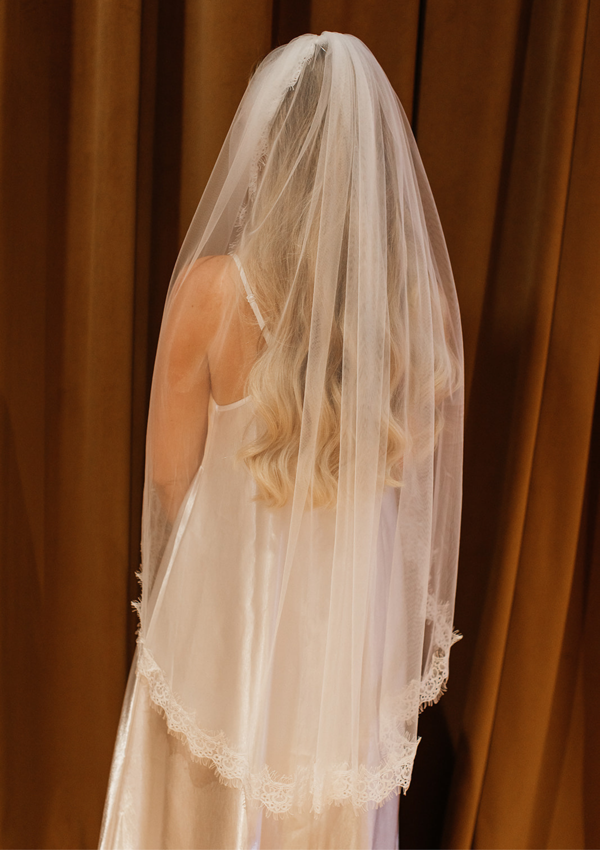 LAUNCHING SOON! Fine Lace Edge Veil (3 Sizes)
