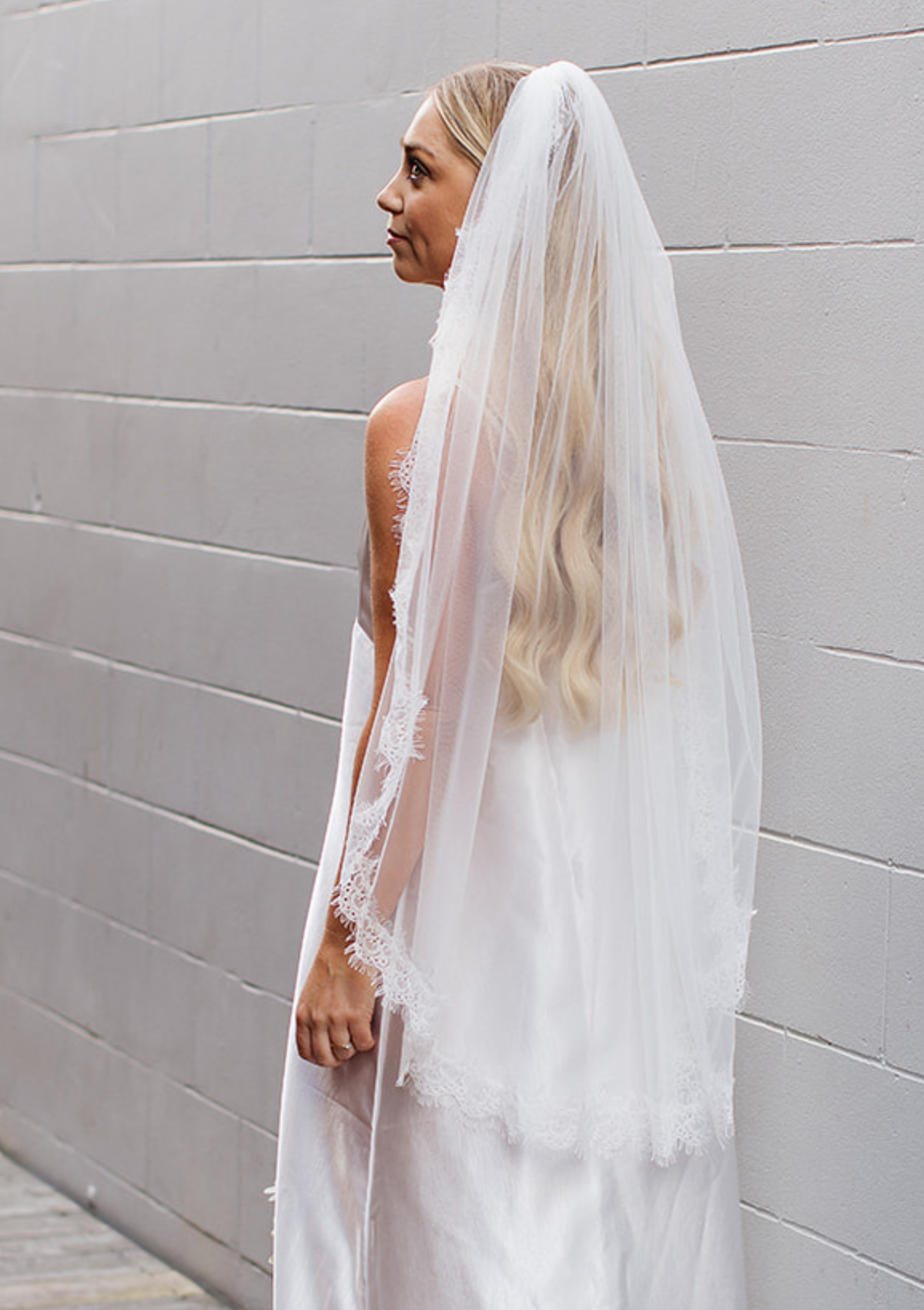 LAUNCHING SOON! Fine Lace Edge Veil (3 Sizes)