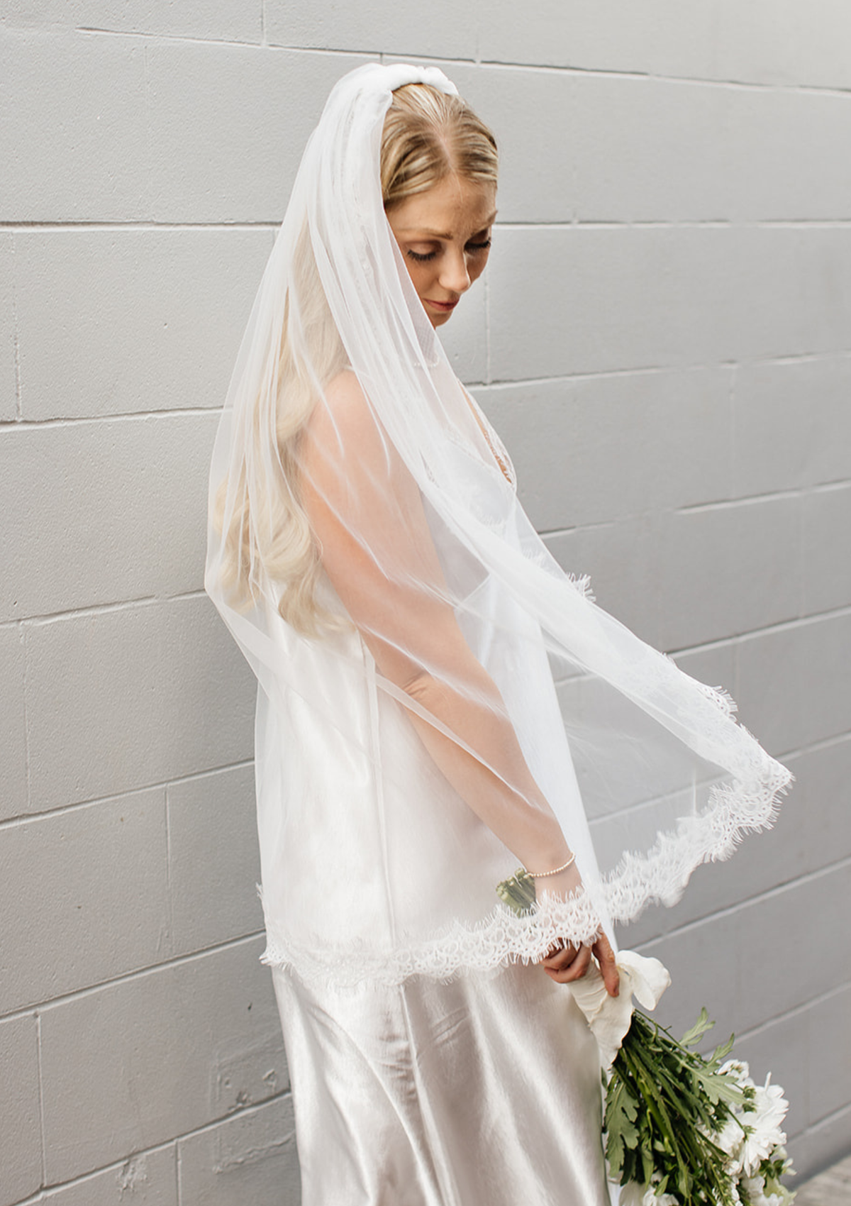 LAUNCHING SOON! Fine Lace Edge Veil (3 Sizes)