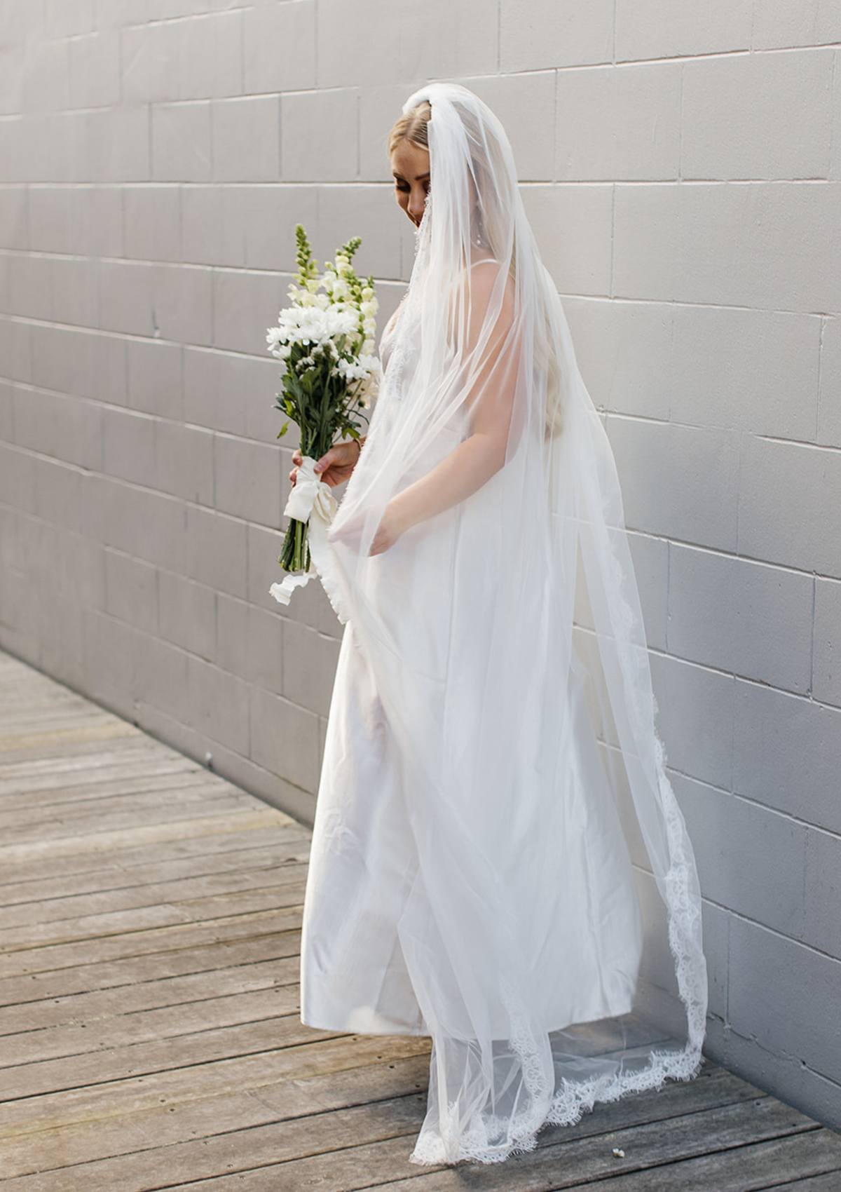 LAUNCHING SOON! Fine Lace Edge Veil (3 Sizes)