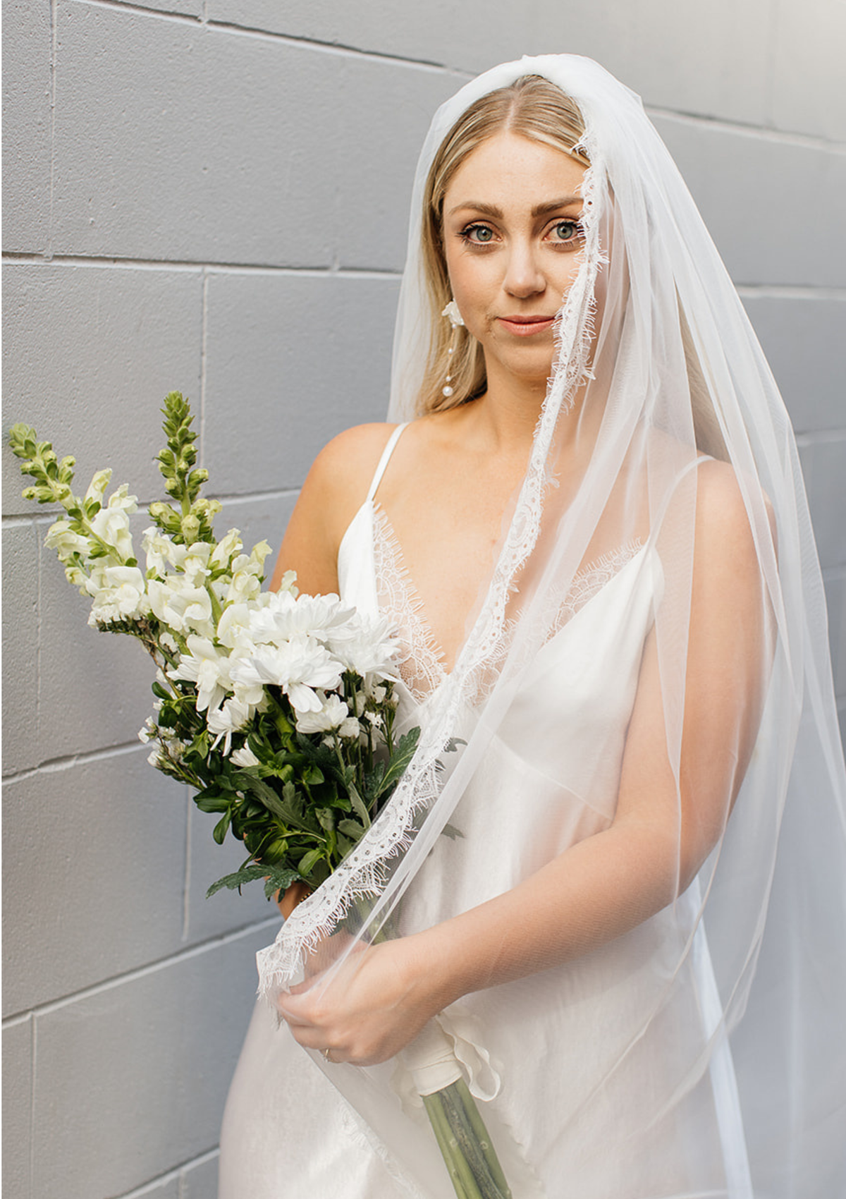 LAUNCHING SOON! Fine Lace Edge Veil (3 Sizes)