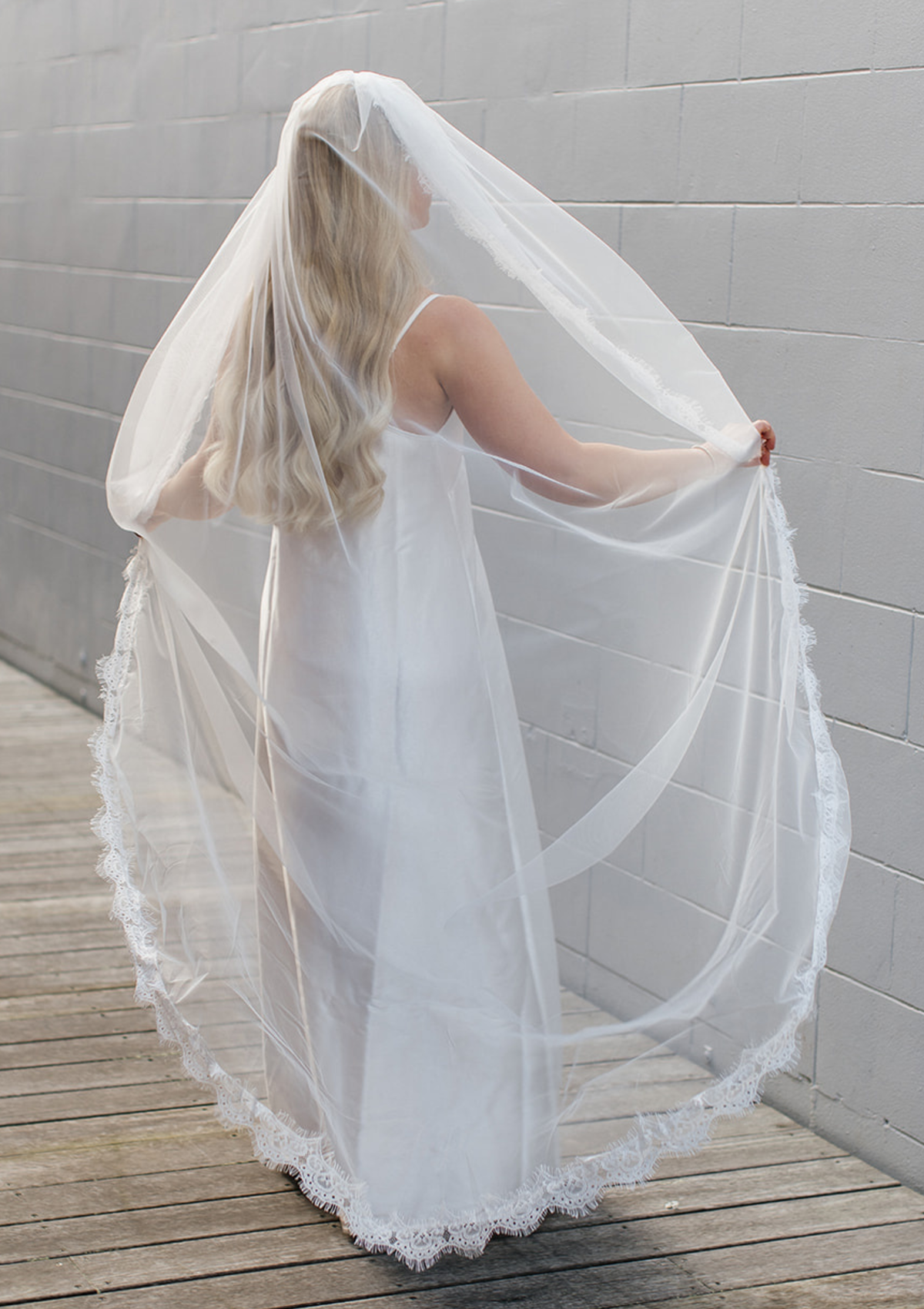 LAUNCHING SOON! Fine Lace Edge Veil (3 Sizes)