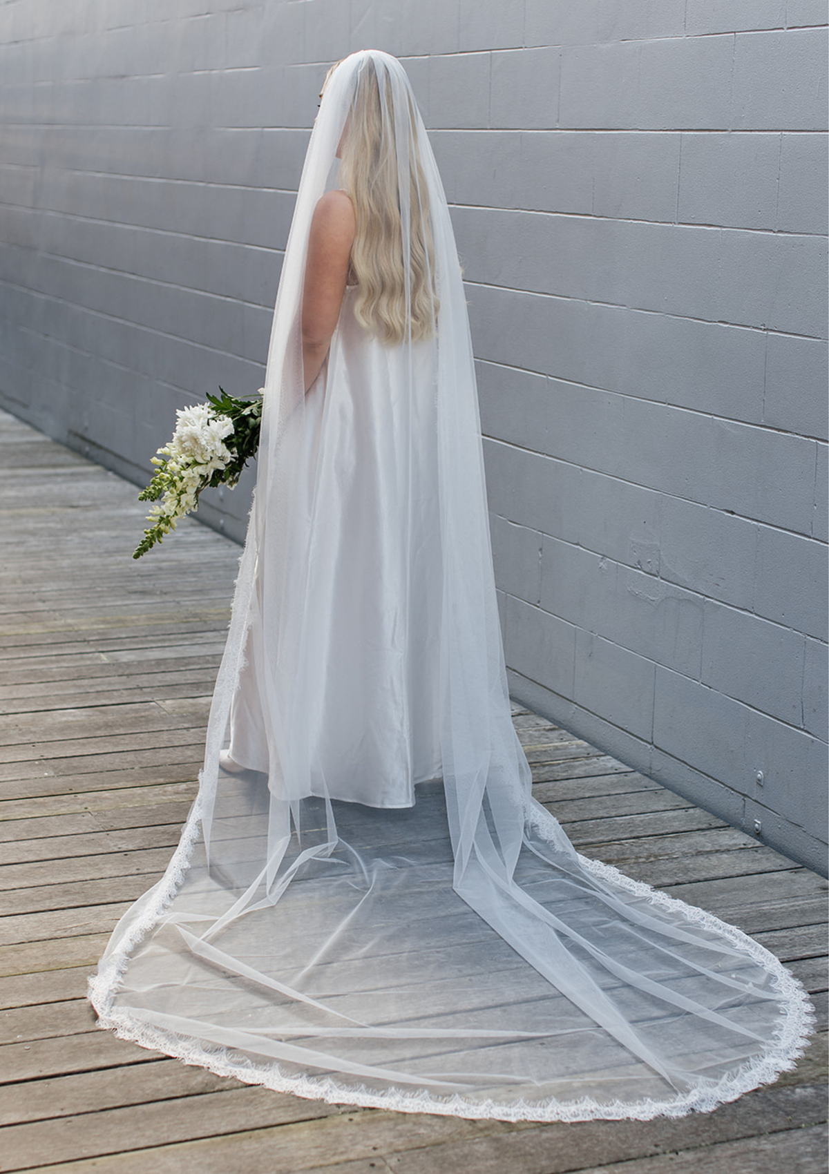 LAUNCHING SOON! Fine Lace Edge Veil (3 Sizes)