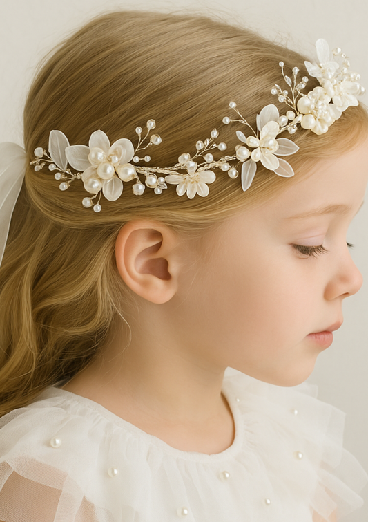 Flower Girl Adjustable Headband