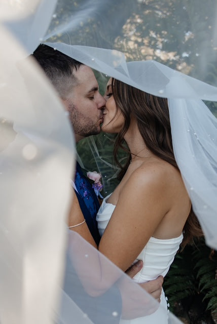 Pearl Bridal Veil 2m (Floor Length Veil)