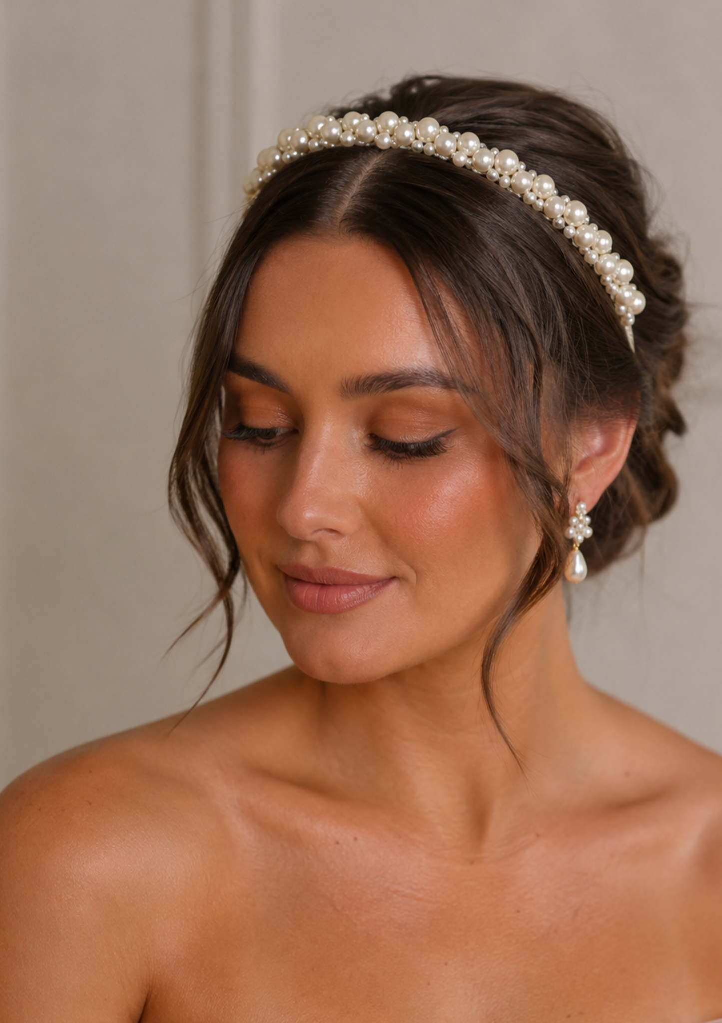 Elodie Pearl Bridal Headband