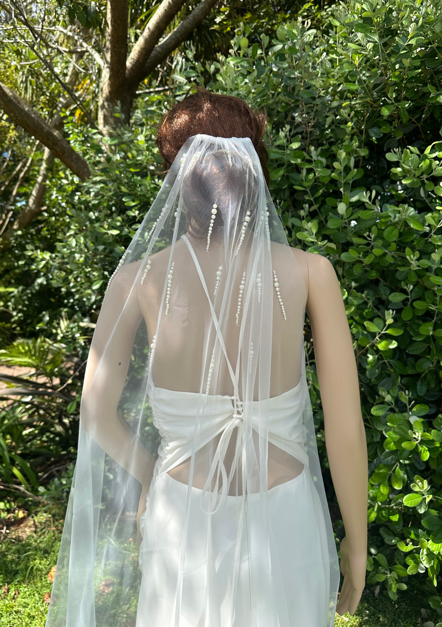 Pearl Cascade Bridal Veil- 2.2m