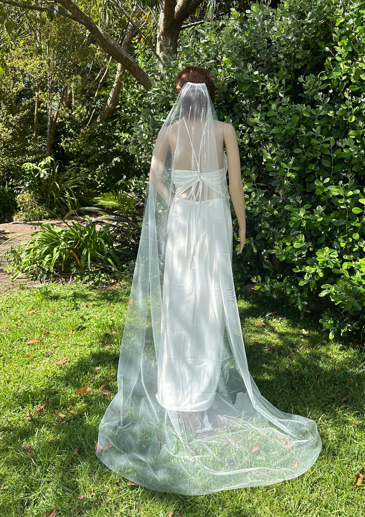 Pearl Cascade Bridal Veil- 2.2m