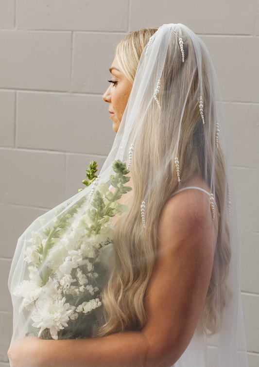 Pearl Cascade Bridal Veil- 2.2m