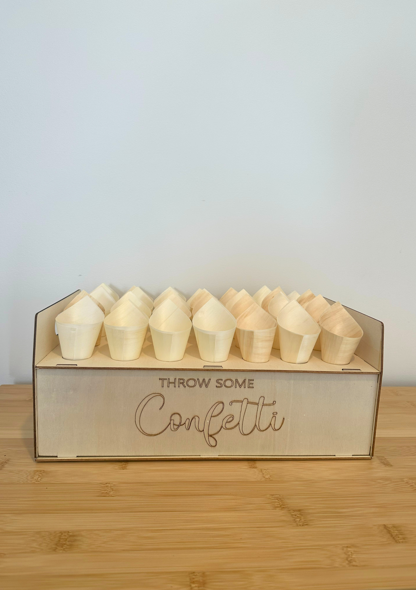 Confetti Holder Tray + Cones