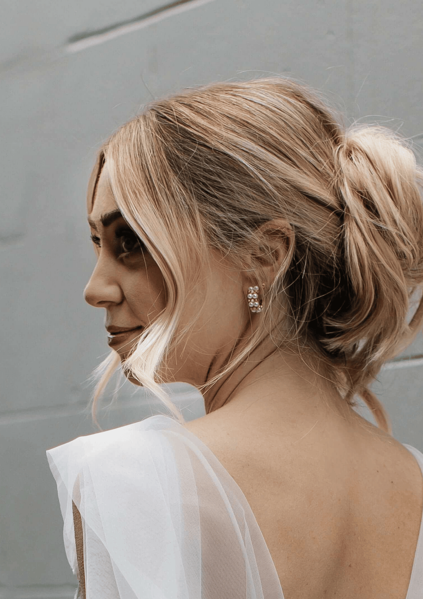Large Pearl Hoop Earrings