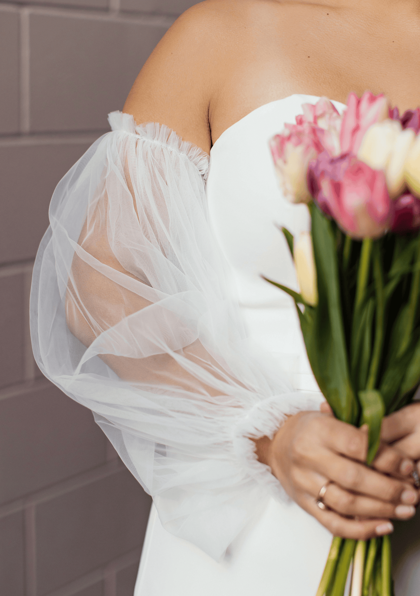 Removable Puff Bridal Sleeves