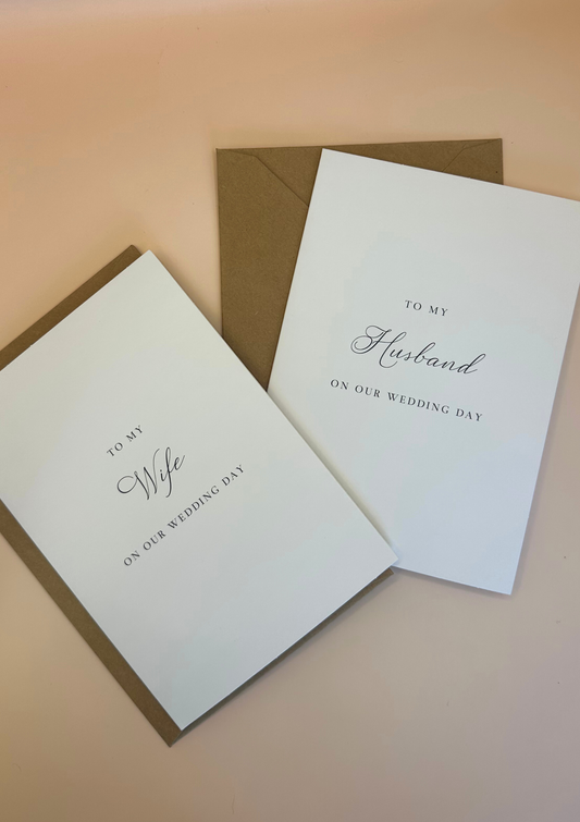 Wedding Day Cards