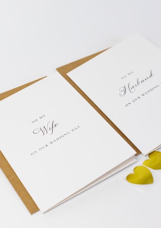 Wedding Morning Note Card Set