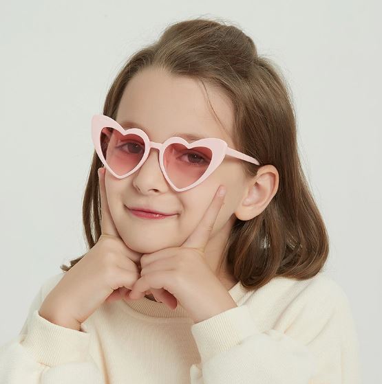 KIDS White Heart Glasses